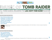 Tablet Screenshot of musicoftombraider.com